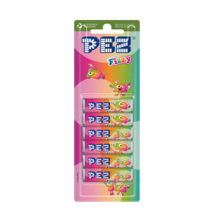 Pez 6 Pack Refill Fizzy