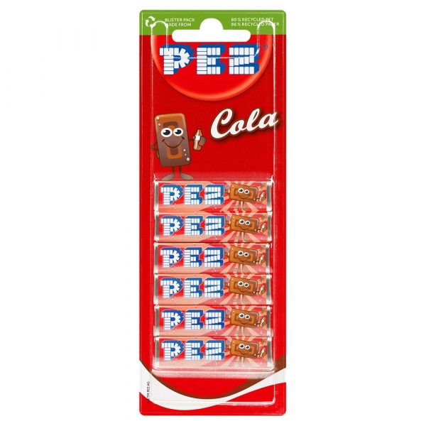 Pez 6 Pack Refill Cola