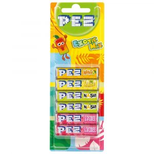 Pez 6 Pack Refill Exotic