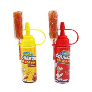 Crazy Candy Factory Squeezie Hot Dog Pop