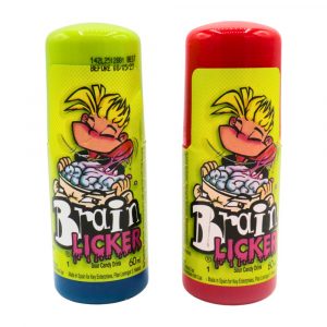 Brain Licker Blue Raspberry & Sour Strawberry Flavour Bottle