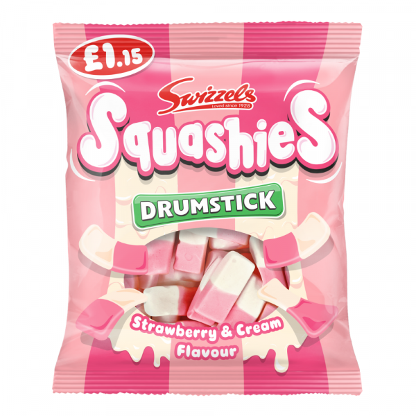 Drumstick Squashies Strawberry & Cream Flavour Bag