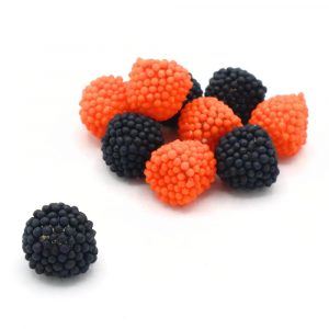 Mini Black & Orange Dots