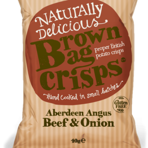 Brown Bag Crisps Beef & Onion