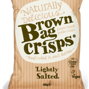 Brown Bag Crisps Lightly Salted