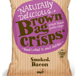 Brown Bag Crisps Smoked Bacon