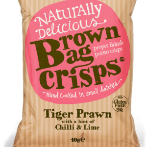 Brown Bag Crisps Tiger Prawn
